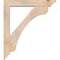 Ekena Millwork Legacy Traditional Smooth Bracket w/ Offset Brace, Douglas Fir, 5 1/2"W x 30"D x 34"H BKT0604X30X34LEC01SDF - alternate 2